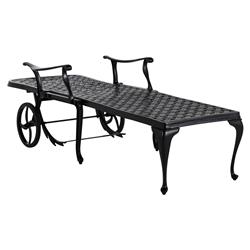 Provance Ancient Earth White Cushion Outdoor Chaise Lounge|