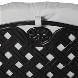 Provance Ancient Earth White Cushion Outdoor Chaise Lounge|