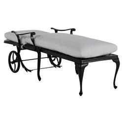 Provance Ancient Earth White Cushion Outdoor Chaise Lounge|