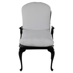Provance Ancient Earth White Cushion Outdoor Chaise Lounge|