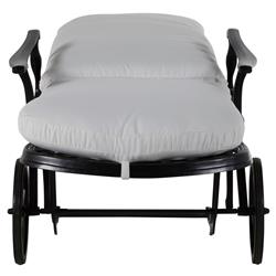 Provance Ancient Earth White Cushion Outdoor Chaise Lounge|