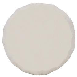 Brandon Coastal Beach Ivory Textured Stonecast Outdoor Side End Table|