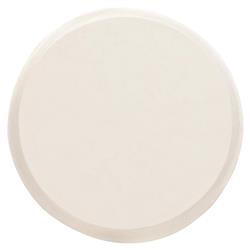 Mein Coastal Beach Ivory Textured Stonecast Round Outdoor Coffee Table|