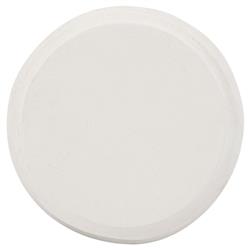 Mein Modern Classic White Natural Stonecast Block Accent Outdoor Side End Table|