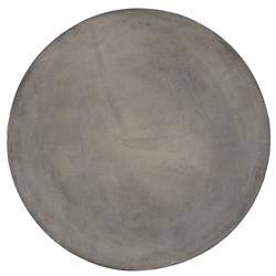 Karen Modern Classic Dark Grey Textured Concrete Round Outdoor Side End Table|
