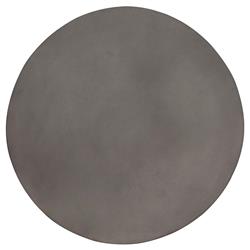 Karen Modern Classic Dark Grey Textured Concrete Round Outdoor Coffee Table|