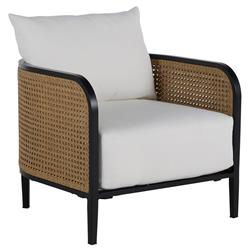 Havana Modern Beige Cushion Wicker Outdoor Living Collection|