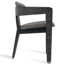 Maryl Modern Black Faux Leather Upholstered Wood Dining Chair|