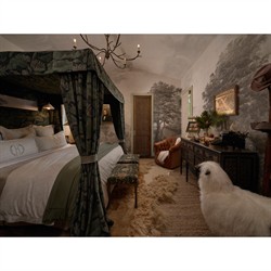 Seamus Modern Ivory Sheepskin Antique Bronze Sheep Statue|