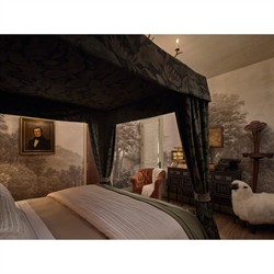 Seamus Modern Ivory Sheepskin Antique Bronze Sheep Statue|