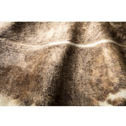 Grand Canyon Rustic Lodge Brown Faux Hide Rug - 3'10"x5'|