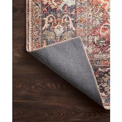 Layla Global Bazaar Orange Patterned Rug - 3'6"x5'6"|