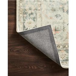 Rosette French Country Green Medallion Patterned Rug - 3'3"x5'3"|