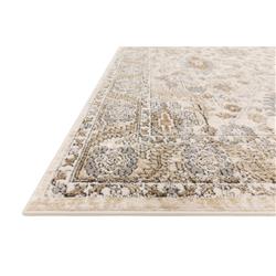 Teagan Global Bazaar Beige Patterned Rug - 3'4"x5'7"|