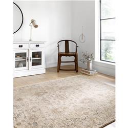 Teagan Global Bazaar Beige Patterned Rug - 3'4"x5'7"|