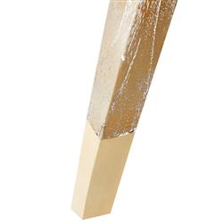 Edward Coastal White Linen Natural Mahogany Woven Cane Counter Stool|