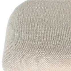 Freya Hollywood Regency Cream Upholstered Antique Brass Dining Side Chair|