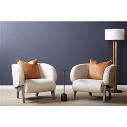 Sierra Industrial Loft Black Mild Steel Dome Base Side Drink Table|