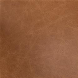 Alexander Mid Century Modern Brown Upholstered Leather Dining Arm Chair|