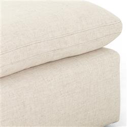 Sadie Modern Cream Performance 2 Piece Sectional - Right Arm Facing - 106"W|