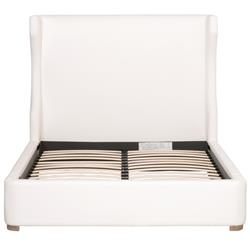 Anastasia Modern Classic White Performance Oak Wood Bed - Queen|