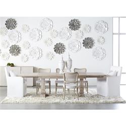 Zachary Coastal Beach Natural Grey Oak Wood Cane Back Dining Chair - Set of 2|