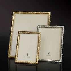 L'Objet Deco Twist Hollywood Gold Plated Beveled Glass Photo Frame - 4x6|