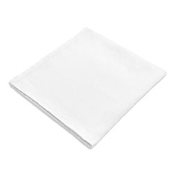 L'Objet Sateen Modern Classic White Linen Napkins - Set of 4|