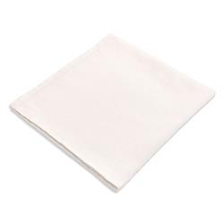 L'Objet Sateen Modern Classic Ivory Linen Napkins - Set of 4|