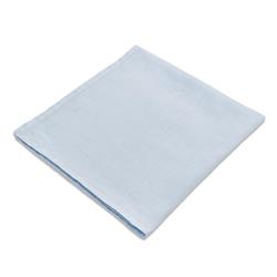 L'Objet Sateen Modern Classic Light Blue Linen Napkins - Set of 4|