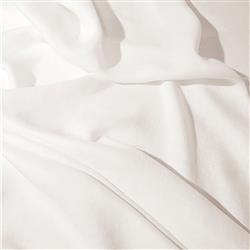 L'Objet Sateen Modern Classic Ivory Linen Tablecloth - 90" x 70"|