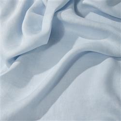 L'Objet Sateen Modern Classic Light Blue Linen Tablecloth - 90" x 70"|