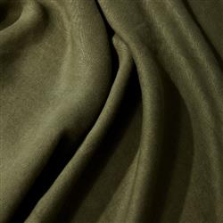 L'Objet Sateen Modern Classic Green Linen Tablecloth - 90" x 70"|