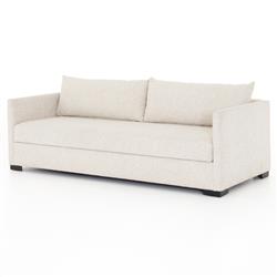 Wil Modern White Performance Upholstered Sofa Bed - Full|