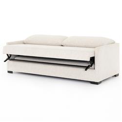Wil Modern White Performance Upholstered Sofa Bed - Full|