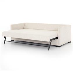 Wil Modern White Performance Upholstered Sofa Bed - Full|