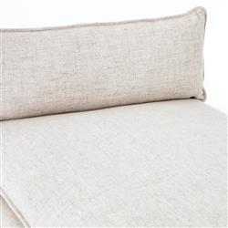 Tery Rustic Lodge Cream Performance Upholstered Brown Wood Daybed|