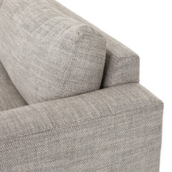 Samira Modern Classic Grey Performance Sofa - 86"|