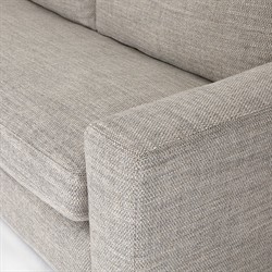 Samira Modern Classic Grey Performance Sofa - 86"|