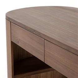 Mars Modern Classic Brown Acacia Wood Desk|