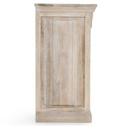 Melany French Country Natural White Wash Mango Wood Dresser|