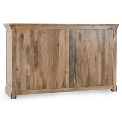 Melany French Country Natural White Wash Mango Wood Dresser|