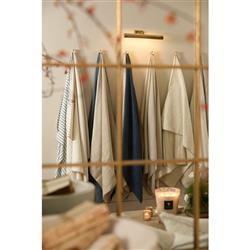 Anthony French Country Gold Metal Arch Windowpane Floor Mirror|