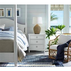 Georgian Brown Woven Rattan Bedside Table Lamp|