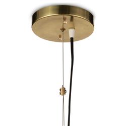 Georgian Black Woven Rattan Single Pendant|