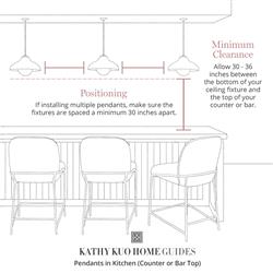 Georgian White Woven Rattan Single Pendant|