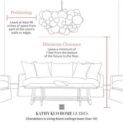 Cheshire Hollywood Clear Crystal Gold Leaf Metal Chandelier - Small|