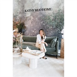 Palecek Bermuda Coastal Beige Faux Shagreen Serving Tray|