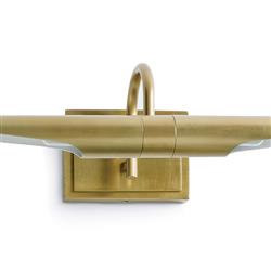 Redford Mid-Century Brass Steel Adjustable Wall Sconce - Small|