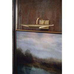 Redford Mid-Century Brass Steel Adjustable Wall Sconce - Small|